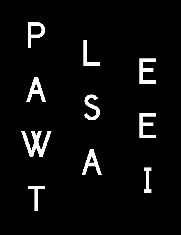 A black screen saying 'PLEASE WAIT'.